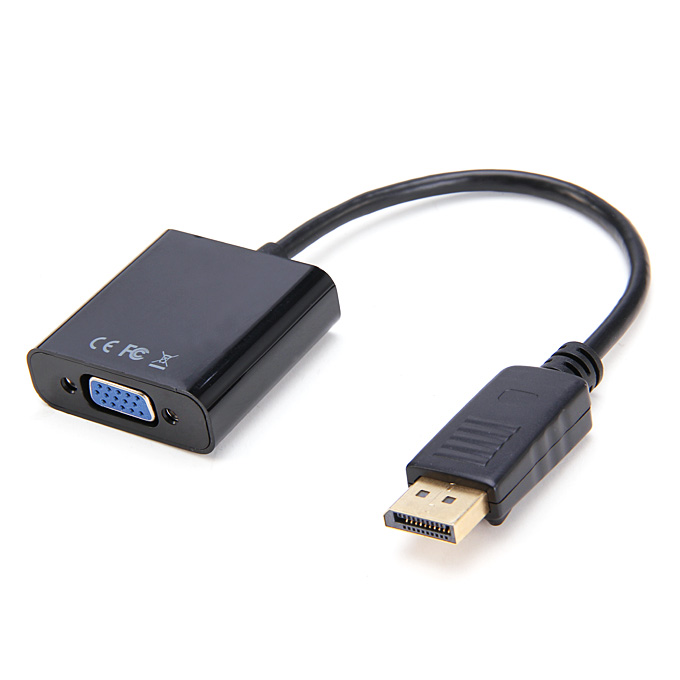 

Standard DisplayPort DP Male to VGA Female Adapter Cable