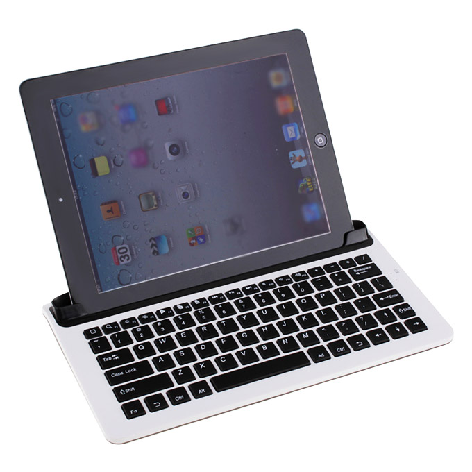 bluetooth keyboard with tablet holder
