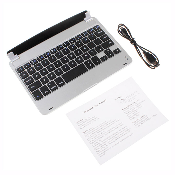 Universal Bluetooth 3.0 Keyboard with Clips for 7.9/8 inch Tablet PC