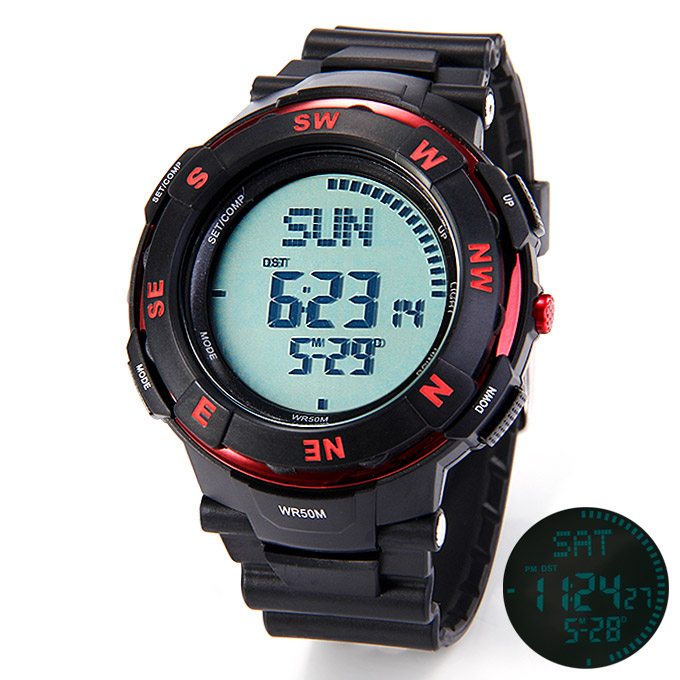 digital wrist compass