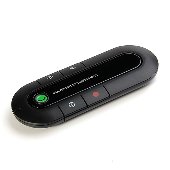 

Universal Bluetooth V3.0 Wireless Handsfree Speaker Phone Speaker with Car Charger Kit - Black