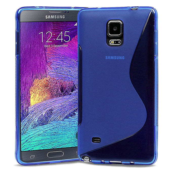 S-Line TPU Case Fashion Design Cover for Samsung Galaxy Note 4 N9100