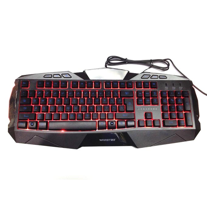 WFIRST X7 USB Wired 104Key Gaming Keyboard with Backlight