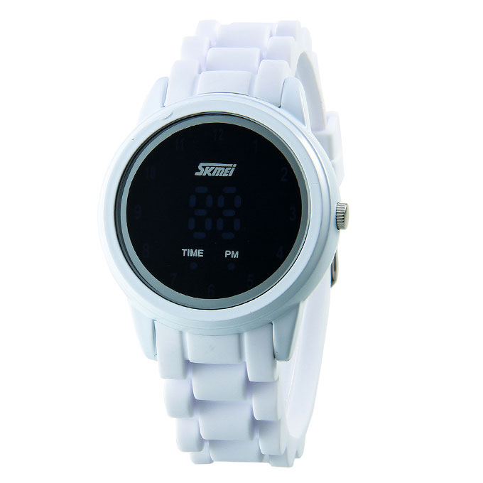 skmei white watch