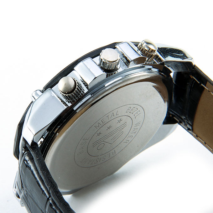 半額 50％OFFの通販 Fashion Men's Z-804 ZHONGYI Black Quartz Analog Band PU Dial その他