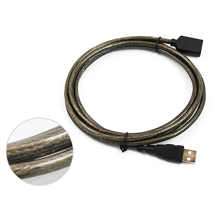 

UNITEK Y-C416 USB 2.0 A Male to A Female Converter Extension Cable (1.8m) - Black