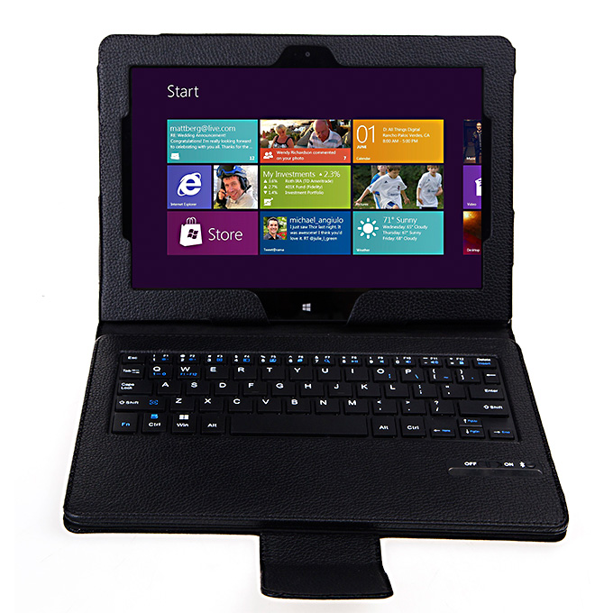 Detachable Bluetooth Keyboard Case for 10.1" Lenovo ThinkPad T10