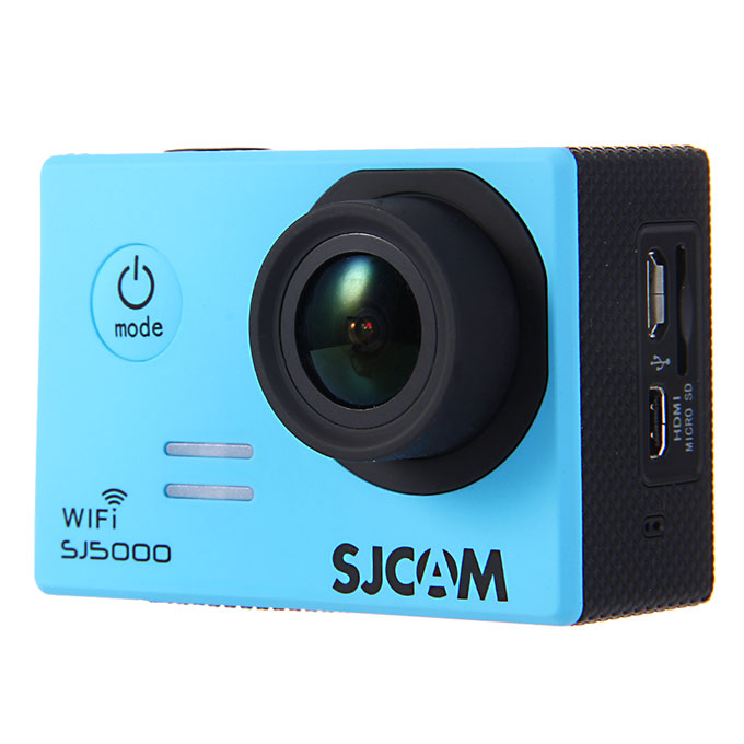 

SJCAM SJ5000 WiFi Sports Camera Novatek 96655 14MP 1080P 2.0 Inch 170 Degrees Lens f Diving HD Camcorder Car DVR - Blue