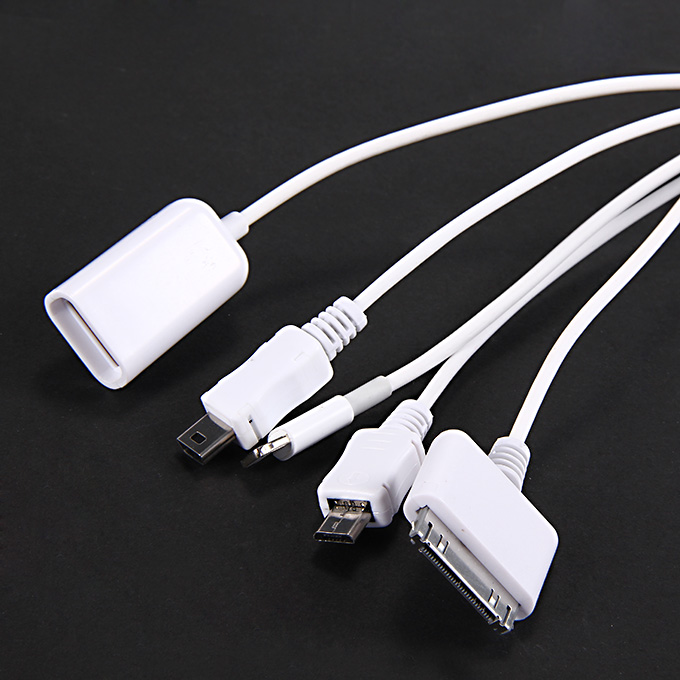Universal USB Data Charging Cable with OTG for iPhone iPad