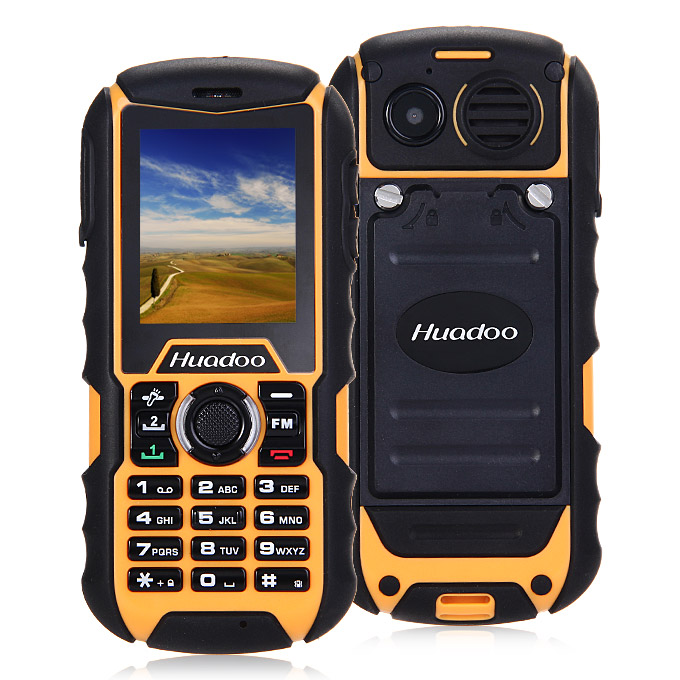 HUADOO H1 IP68 Teléfono resistente al agua a prueba de polvo FM