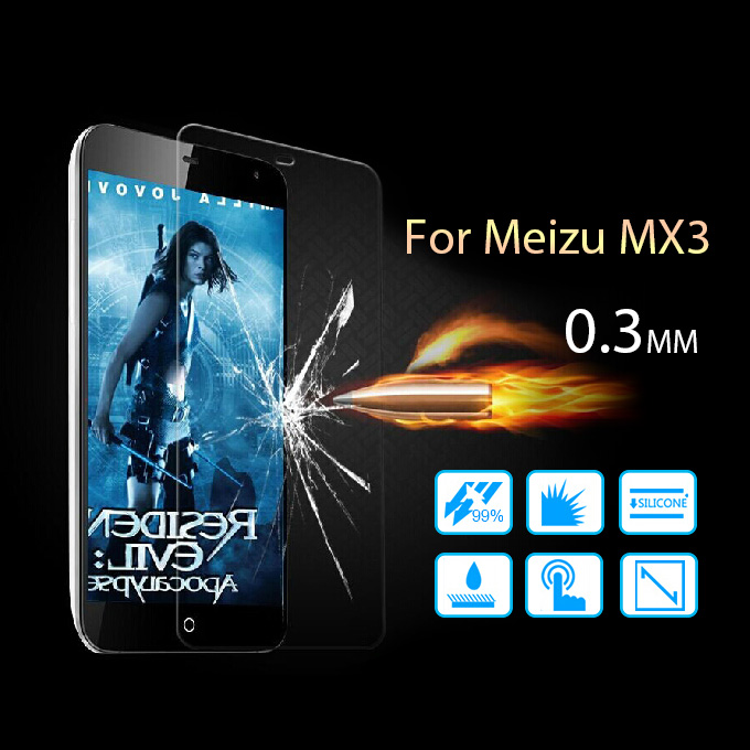 Toughened Glass 0.33mm Screen Protector for MEIZU MX3