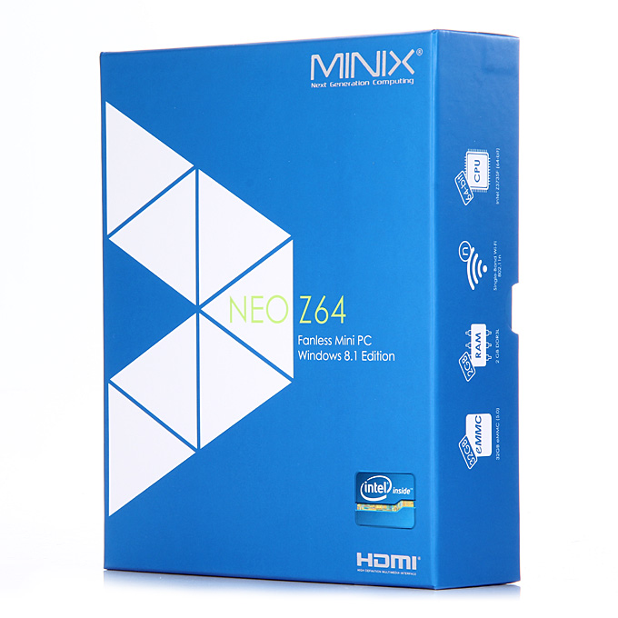 MINIX NEO Z64 Z64W Windows TV Box Mini PC Z3735F 64bit Windows 10