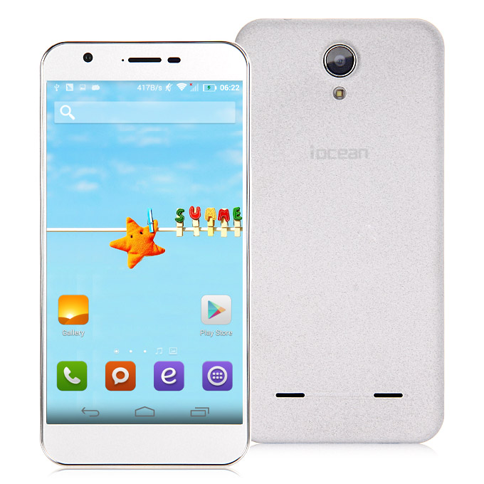 iOcean Rock M6752 5.5inch Android 4.4 Phone FHD MTK6752 Octa Core 1.7 GHz 14.0MP OTG Hotknot 4G LTE 3GB 16GB Smartphone-White