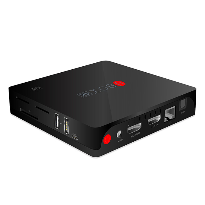 UBox i818 Android Media Player Box Amlogic S802 1G RAM HDMI IN