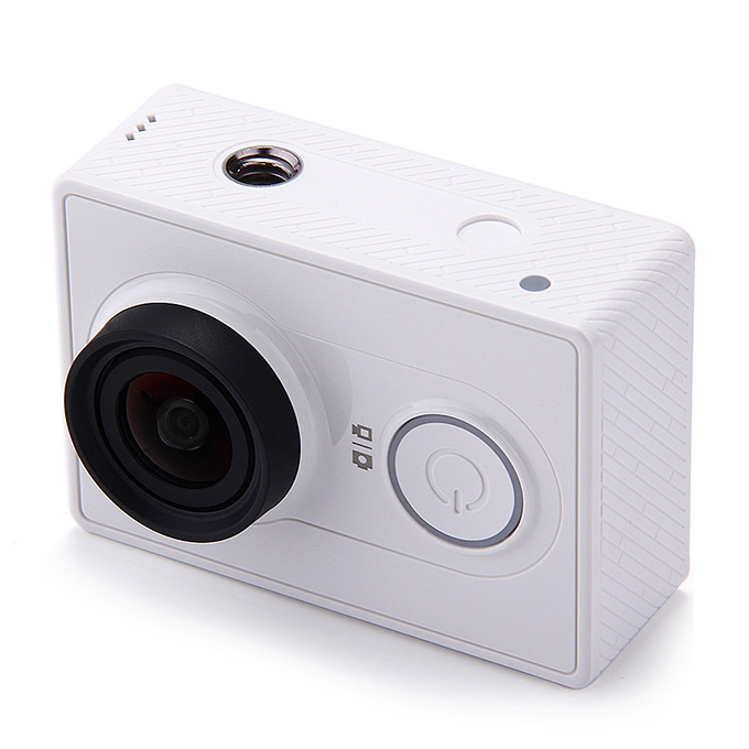 Original Xiaomi Yi Action Camera with Kingma Waterproof Case White