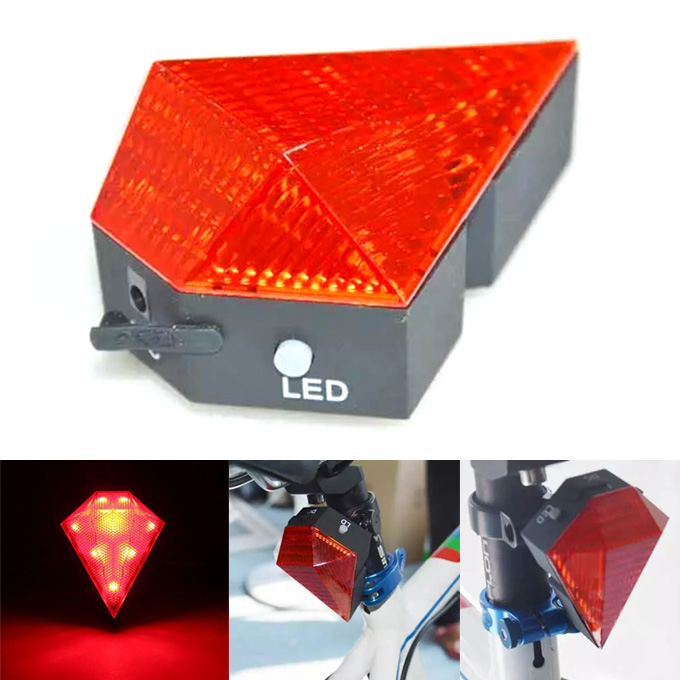ESMART Plugin Bicycle Laser Tail Lights Safety Warning Lights