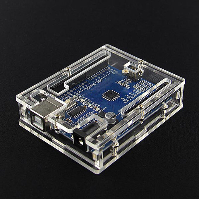 Arduino UNO R3用アクリルケースケースボックス