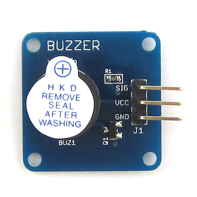 

Arduino Active High Level DC Alarm Speaker Buzzer Module Compatible With RPi / STM32
