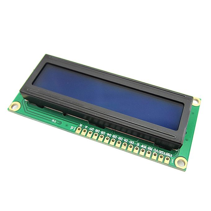 

New Character LCD1602 LCD Module 16X2 HD44780 Blue Backlight Display