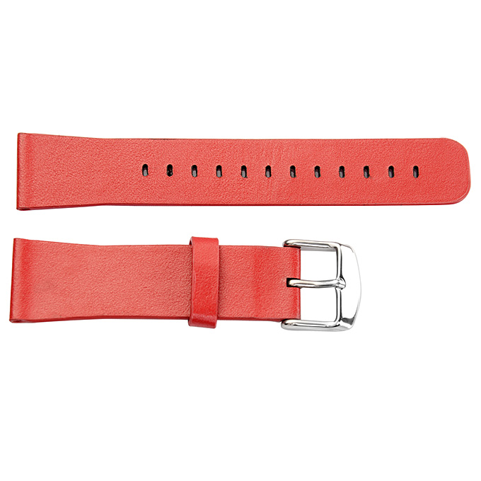 Genuine Leather Classic Buckle Watch Straps Wrist Band For Apple Watch 42mm - Red