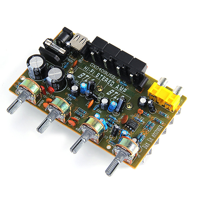 DX0409 Stereo Audio Amplifier Board HIFI Amplifier 2.0 Channel