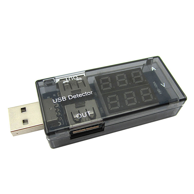 

Dual LED Display USB Power Charger Data Transmit Current Voltage Tester USB Detector