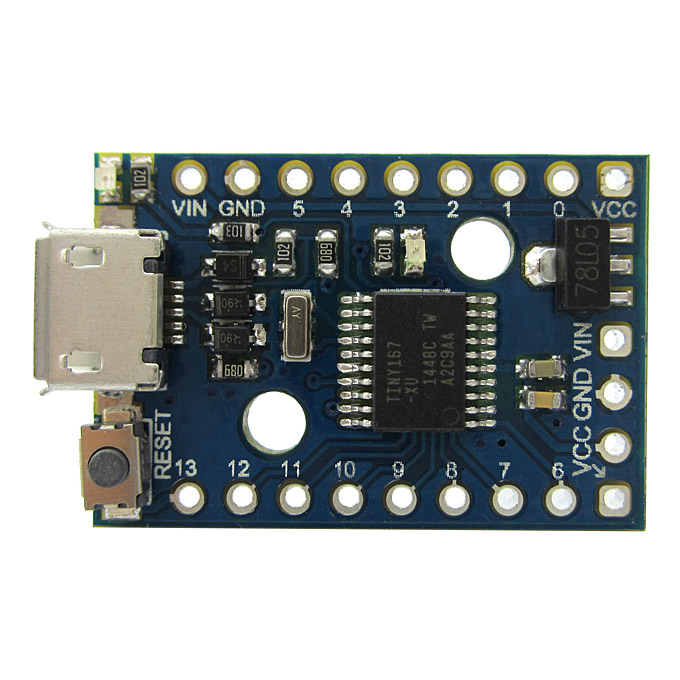 Micro USB Digispark Pro Development Board Kickstarter ATTiny167 For