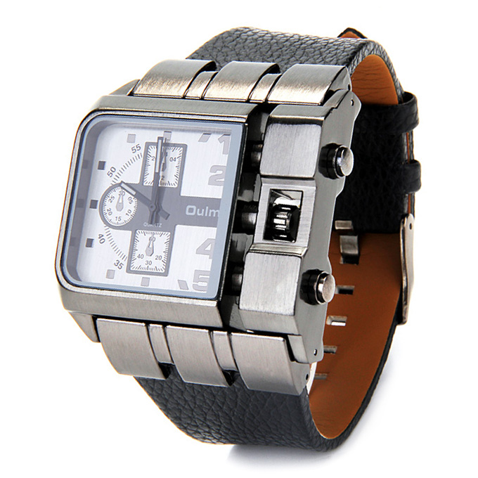 Oulm 3364 quartz clearance watch