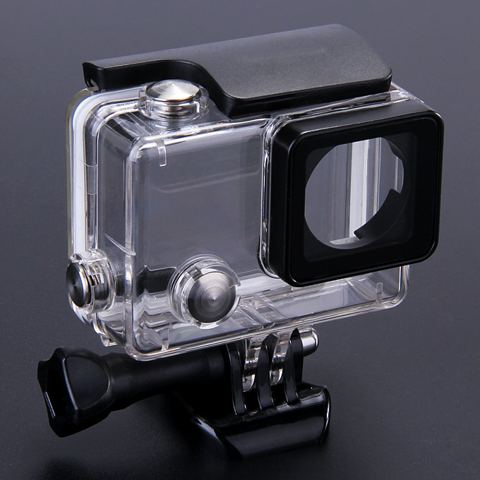 

Protective Case Replacement Waterproof Housing Case for GoPro Hero 4 - Transparent