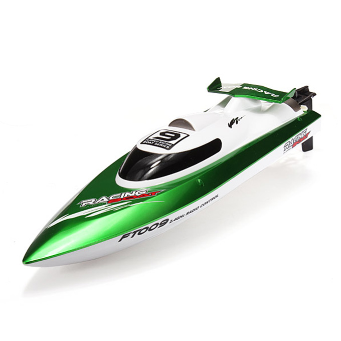 

FT009 RC Yacht 2.4G 4CH 30KM/H High Speed Racing Boat With Water Cooling Function - Green