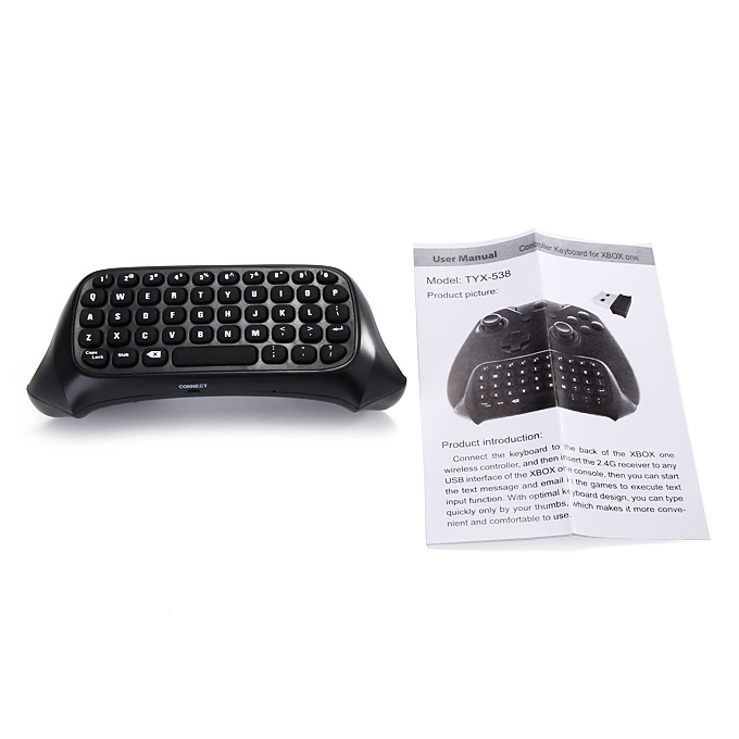 2.4G Mini Wireless Keyboard Keypads for Xbox One Controller