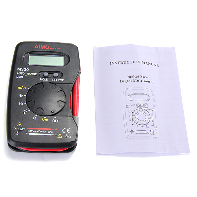 AIMO M320 Pocket Meter Auto Range Handheld Digital Multimeter