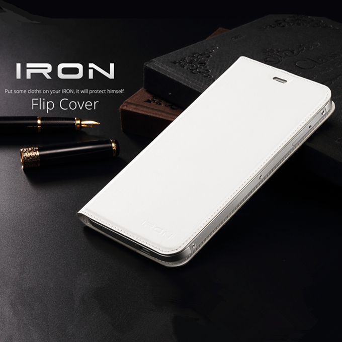 

Original Flip Cover Protective Leather Case for UMI IRON Smartphone - White