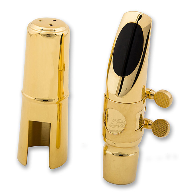 Alto Saxophone Metal Mouthpiece + 2 Pcs Mouthpiece Cushions