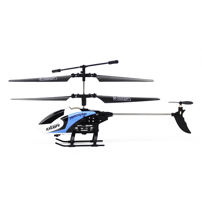 

FQ777-610 AIR FUN 3.5CH Infrared Control Helicopter RC Copter With Gyro RTF - White + Blue