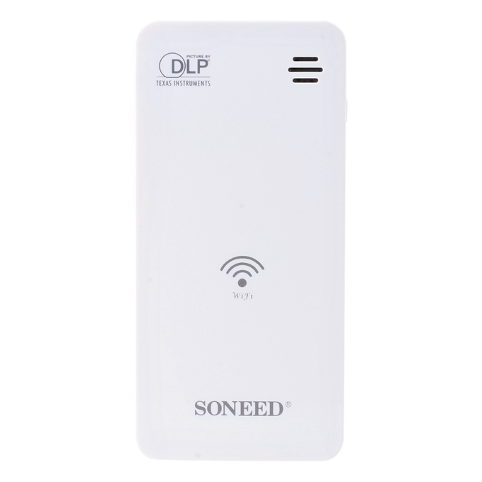 SONEED SP-W500 Wi-Fi Mini Multimedia DLP Projector Power Bank
