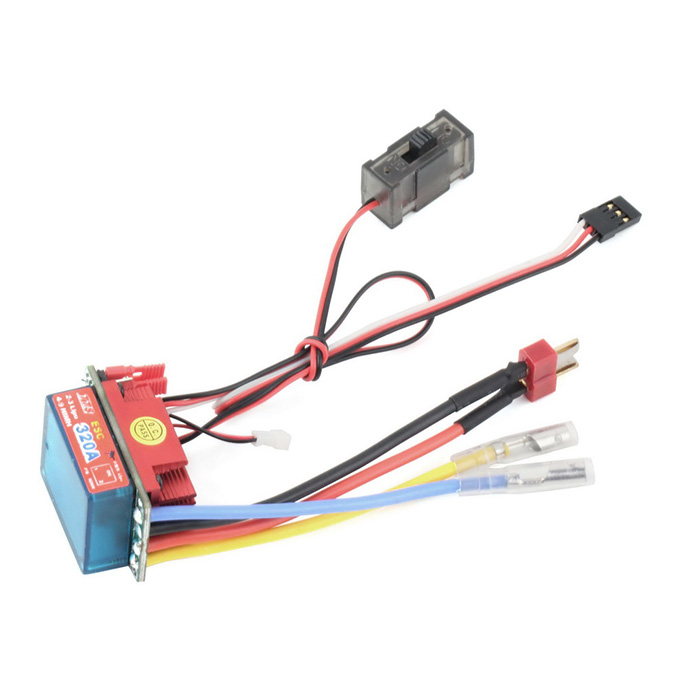 320A Low Voltage Brushed ESC Speed Controller for RC Car