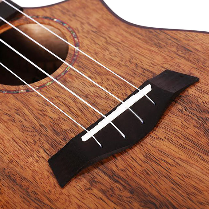 Enya EUTMG6 26 Inch Handcrafted Cutaway Mini Ukulele 5A Solid Mango