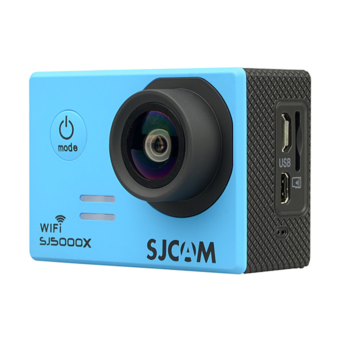 

SJCAM SJ5000X ELITE WiFi Action Camera 2.0 Inch LCD Screen 4K HD 12.4MP Sensor 170 Degree Angle Len Wide Dynamic Range With Waterproof Case - Blue