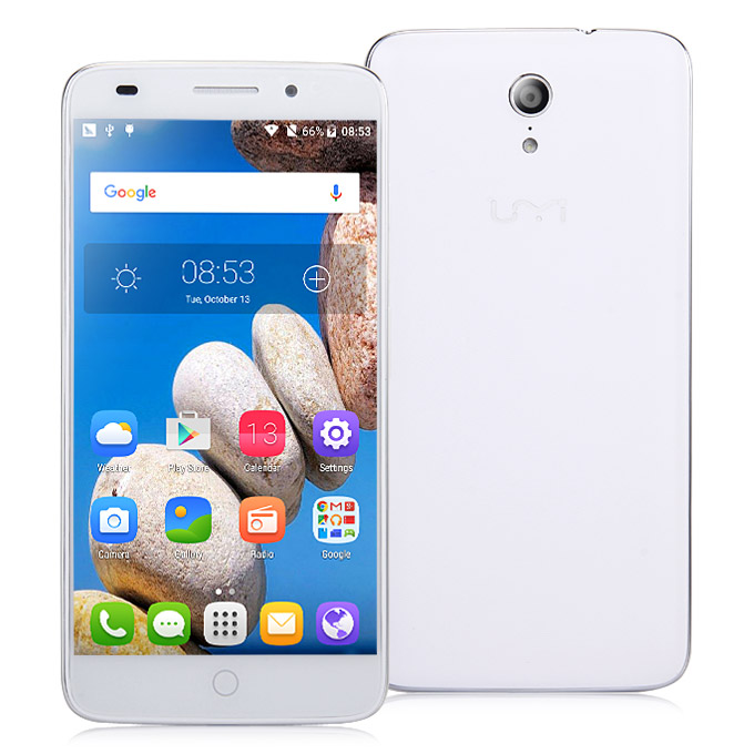 UMI EMAX Mini 4G LTE 5.0inch FHD Android 5.0 2GB 16GB Smartphone 64bit Qualcomm 615 Octa Core 1.5GHz 13.0MP OTG - White