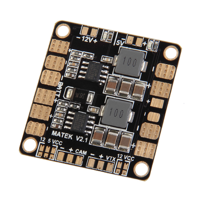 5V 12V Power Distribution Board BEC for 250 Traversing Quadcopters