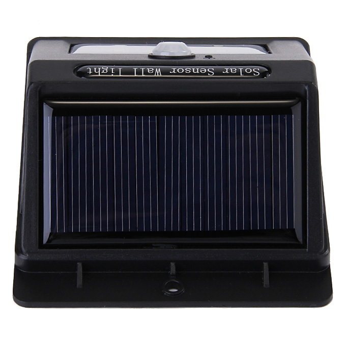 6 LED PIR Motion Sensor Wall Light Outdoor Garden Wall Solar Light