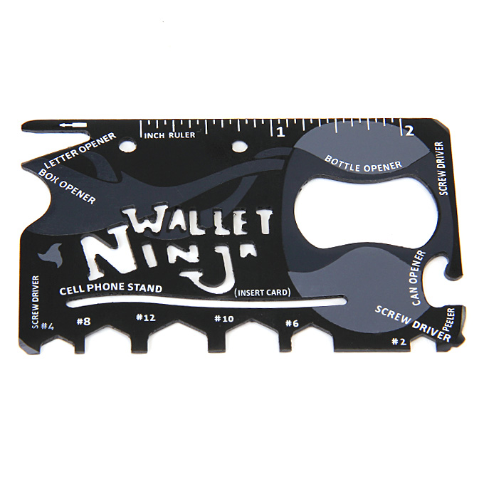 18in1 Ninja Pocket Multitool Card