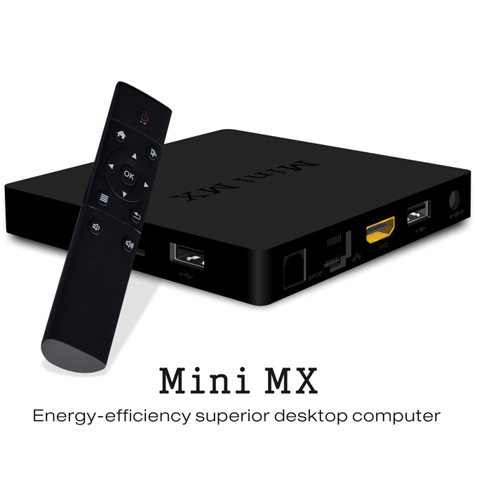 Beelink Mini MX TV Box Android 5.1 Amlogic S905 Quad Core HDMI 2.0 Bluetooth 4.0 Support Gigabit 1000M LAN