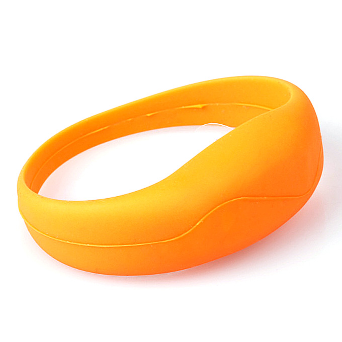 

LED Tunnel silicone bracelet vibration sensor concert Evening performances Decorations - Orange