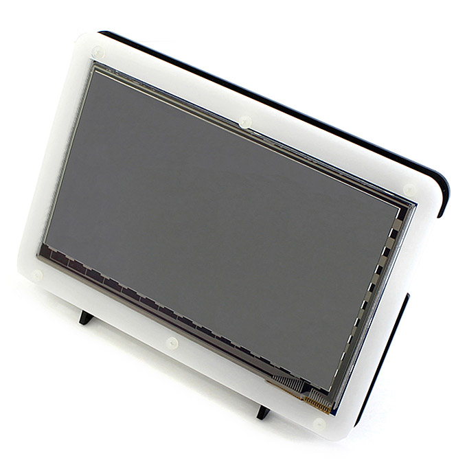 

7 inch Capacitive Touch Screen LCD 1024*600 HDMI with Bicolor Case for Raspberry Pi/BB BLACK/PC Systems