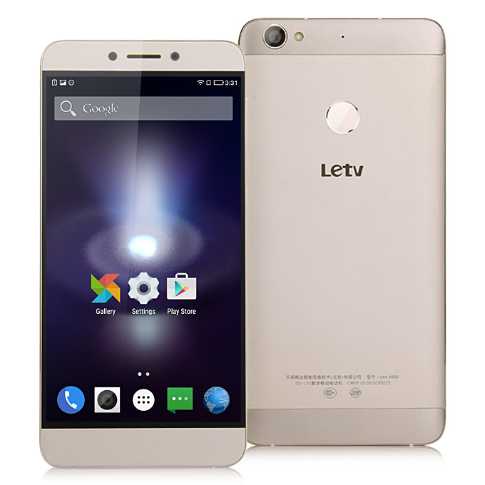 LeTV 1S/ LeTV X500  5.5&quot; FHD 4G Android 5.1 3GB 32GB Smartphone 64bit Helio X10 Turbo Octa Core USB C Touch ID 13.0MP - Gold
