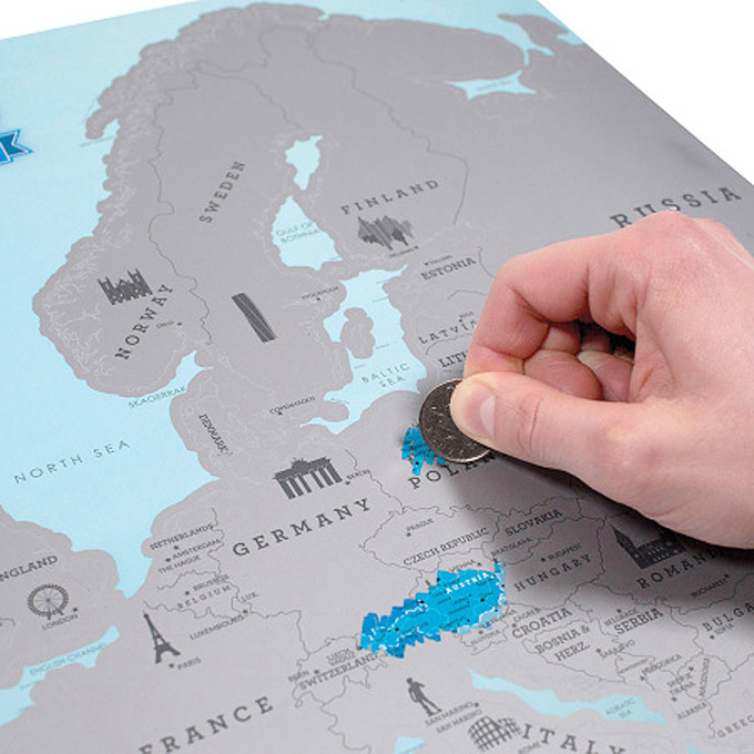 Scratch Map Europe Edition