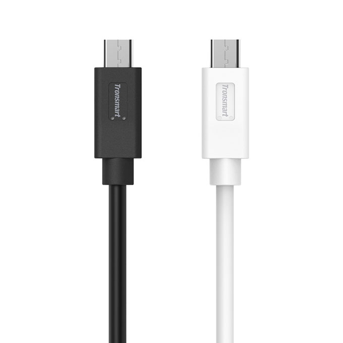Tronsmart [2 Pack] USB2.0 6feet1.8m*2 Type-C Male to Male Cable