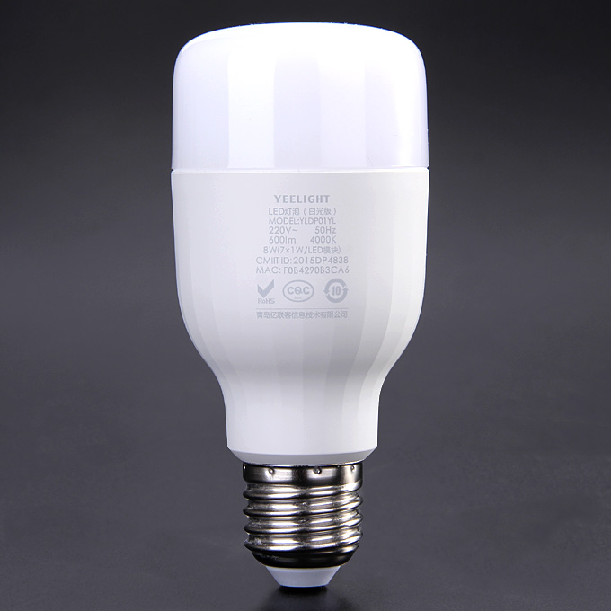 Xiaomi Yeelight Smart LED Bulb Colorful 800LM 10W E27 Wireless Remote Lamps b 